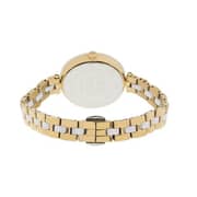 Ecstacy Gold Stainless Steel Analog Watch For Women E9506-GBWMW