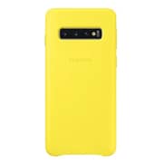 Samsung Leather Cover Yellow For Galaxy S10 Plus