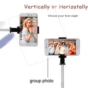 DIRECT 2 U - K07 Selfie Stick Integrated Tripod Wireless 4.0 with Wireless Remote Control for Smart Phone White