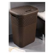 Dea Home Rattan Laundry Basket With Lid Brown 60 liter Dea Home Rattan Laundry Basket With Lid Brown 60 liter