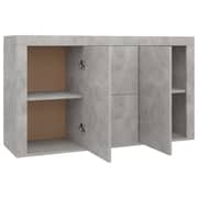 Vidaxl Sideboard Concrete Grey 120x36x69 Cm Engineered Wood