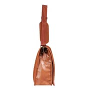 Mounthood 15inch Laptop Sling Bag For Men & Women - Premium Quality Long Lasting Pu Leather - Juno (tan)