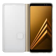 Samsung Galaxy A8+ 2018 Neon Flip Cover - Gold Samsung Galaxy A8+ 2018 Neon Flip Cover - Gold