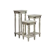 Pan Emirates Titanium Flower Stands Set Of 3pcs Pan Emirates Titanium Flower Stands Set Of 3pcs