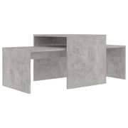 Vidaxl Coffee Table Set Concrete Grey 100x48x40 Cm Engineered Wood Vidaxl Coffee Table Set Concrete Grey 100x48x40 Cm Engineered Wood