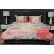 Tea Rose 5pcs Comforter Set Peach 220x240cm