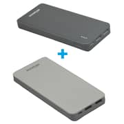 إي كلاسي شاحن متنقل أبيض / شاحن متنقل أسود