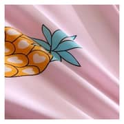 Single Size Bedding Set of 4 Pieces Pineapple Design