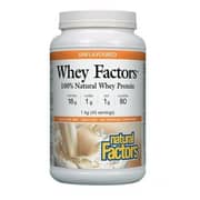 Natural Factors Whey Factors Protein Unflavoured 1KG