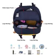 Menions Baby Diaper Changing Back Pack Black Yellow