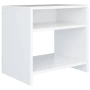 vidaXL Bedside Cabinets 2 pcs White 40x30x40 cm Engineered Wood