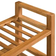 vidaXL Shoe Rack with 3 Shelves 100x27x60 cm Solid Oak Wood vidaXL Shoe Rack with 3 Shelves 100x27x60 cm Solid Oak Wood