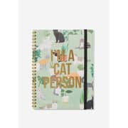 TYPO A5 Spinout Notebook 120 Pages Cat Person - 135522-469 TYPO A5 Spinout Notebook 120 Pages Cat Person - 135522-469