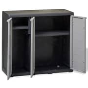 Vidaxl Garden Storage Cabinet With 2 Shelves Black And Grey Vidaxl Garden Storage Cabinet With 2 Shelves Black And Grey