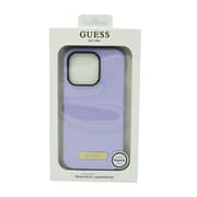 Guess Magsafe Liquid Silicone Logo Hard Case For Iphone 14 Pro Plate Purple Guess Magsafe Liquid Silicone Logo Hard Case For Iphone 14 Pro Plate Purple