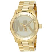 Michael Kors Runway Quartz Gold-Tone Bracelet Champagne Dial Ladies Watch MK5473