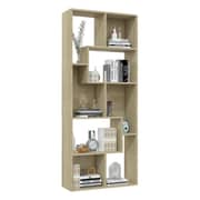 vidaXL Book Cabinet Sonoma Oak 67x24x161 cm Engineered Wood vidaXL Book Cabinet Sonoma Oak 67x24x161 cm Engineered Wood