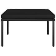 vidaXL 6 Piece Garden Lounge Set with Cushions Black PVC vidaXL 6 Piece Garden Lounge Set with Cushions Black PVC