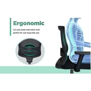 Mahmayi Sleekline T01B Office Chair Mesh Ergonomic Chair For Office Cabin, Bay, Cubicle Swivel Castor Wheels Adjustable Office Chair With Headrest (Medium Back)