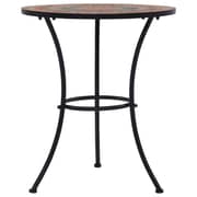 vidaXL Mosaic Bistro Table Orange/Grey 60cm Ceramic vidaXL Mosaic Bistro Table Orange/Grey 60cm Ceramic