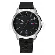 Tommy Hilfiger Sneaker Black Silicon Watch For Men 1791622