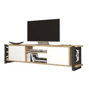MONAS TV Unit White/Oak 35x160x38