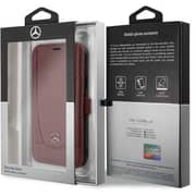 Mercedes Benz Leather Case For Iphone 11 PRO Max With Credit Card Holder Red Mercedes Benz Leather Case For Iphone 11 PRO Max With Credit Card Holder Red