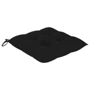 Vidaxl Chair Cushions 2 Pcs Black 40x40x7 Cm Fabric Vidaxl Chair Cushions 2 Pcs Black 40x40x7 Cm Fabric