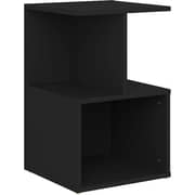 Vidaxl Bedside Cabinet Black 35x35x55 Cm Chipboard Vidaxl Bedside Cabinet Black 35x35x55 Cm Chipboard