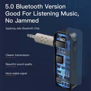 Yesido Audio Adapter Rechargeable Audio Converter Black