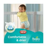 Pampers new baby-dry diapers, size 2, mini, 3-6kg, value pack, 64 count