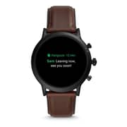 Fossil The Carlyle Gen5 Dark Brown Leather Men Smartwatch