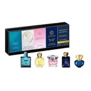 Versace Mini Gift Set Unisex (Eros Men 5ml EDT + Eros Women 5ml EDT + Bright Crystal 5ml EDT + Dylan Blue Men 5ml EDT + Dylan Blue Women 5ml EDT)