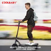 COOLBABY DP8 8Inch Electric Scooter Foldable Children e Scooter Fat Tire Scooters Max Speed 15KM/H