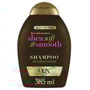 OGX Shampoo Frizz-Defy/Moisture + Shea Soft & Smooth Silicone-Free 385ml