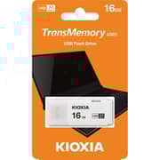Kioxia TransMemory U301 USB 3.2 Gen 1 Flash Drive 16GB White LU301W016GG4 Kioxia TransMemory U301 USB 3.2 Gen 1 Flash Drive 16GB White LU301W016GG4