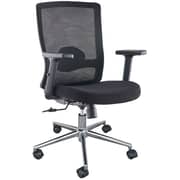 Mahmayi Sleekline T01B Office Chair Mesh Ergonomic Chair For Office Cabin, Bay, Cubicle Swivel Castor Wheels Adjustable Office Chair With Headrest (Medium Back)