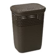 Dea Home Rattan Laundry Basket With Lid Brown 60 liter Dea Home Rattan Laundry Basket With Lid Brown 60 liter
