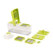 RoyalFord 11-In-1 Mandoline Chopper Set Clear/Green