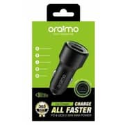 Oraimo Dual Port Car Charger Black