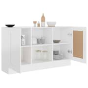 vidaXL Sideboard White 120x30.5x70 cm Engineered Wood vidaXL Sideboard White 120x30.5x70 cm Engineered Wood