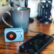 Crosley CR3029A-TN Mini Turntable Bluetooth Speaker Tourmaline Crosley CR3029A-TN Mini Turntable Bluetooth Speaker Tourmaline