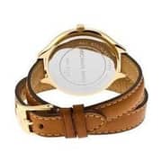 Michael Kors MK2256 Runway Champagne Dial Tan Leather Ladies Watch