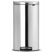 Brabantia 482007 FlatBack PedalBin 30L Matt Steel