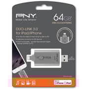 PNY FDI64GOTGAP3SGEF Duolink Apple OTG 64GB USB 3.0 PNY FDI64GOTGAP3SGEF Duolink Apple OTG 64GB USB 3.0