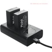 Dmk Power Lp-e17 Mini Portable Dual Usb Lcd Charger Tc-usb Iii Compatible With Canon Rebel Sl2, T6i, T6s, T7i, Eos M3, M5, M6, Eos 200d, 77d, 750d, 760d, 800d, 8000d, Kiss X8i, Rp, Digital Slr Camera