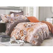 3pcs Flat Sheet Bedding Set Brown/Orange Printed 270X280cm Flat Sheet 2pcs Pillow Case 48 X 74cm 3pcs Flat Sheet Bedding Set Brown/Orange Printed 270X280cm Flat Sheet 2pcs Pillow Case 48 X 74cm