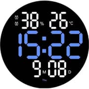 Budi DS-6630 LED Multi Color Wall Clock
