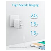 Anker Powerport ii PD With USB-C PD And Poweriq 2.0 Wall Charger White