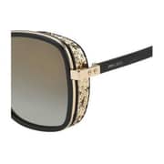 Jimmy Choo Black/Gold Acetate Women Sunglasses ELVA/S/2M254FQ